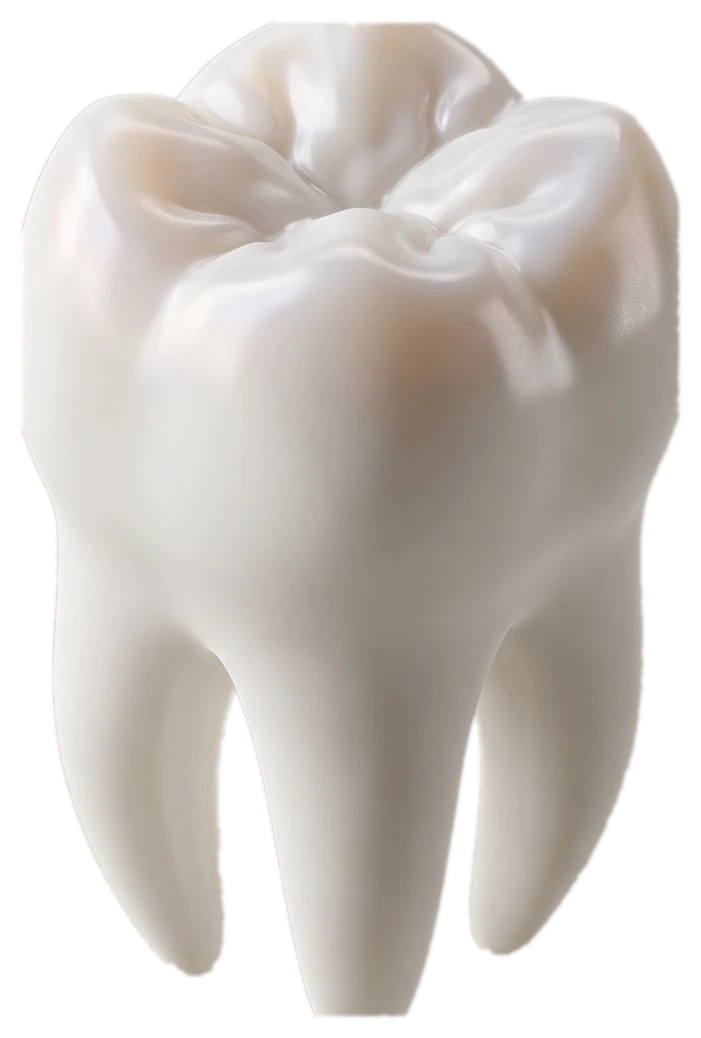 Escultura Molar de Porcelana 2K